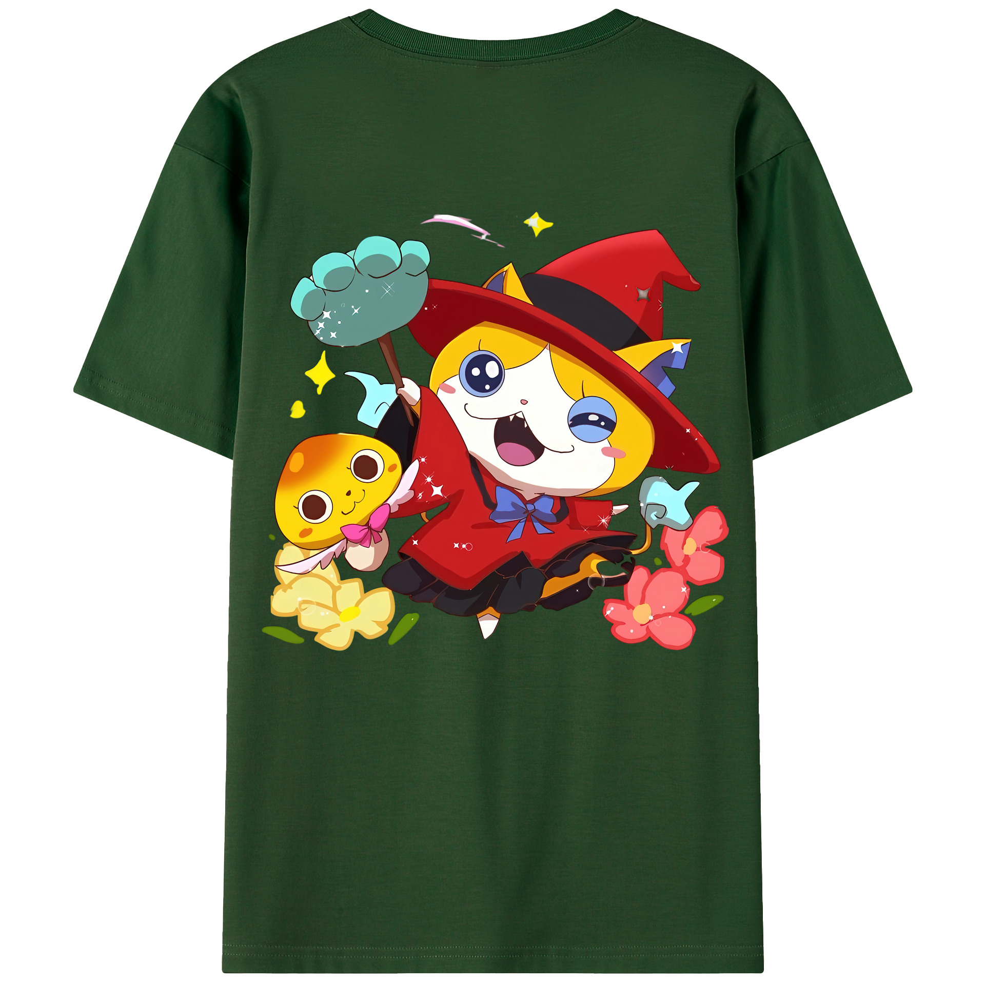 （画像用） 妖怪ウォッチ Yo-kai Watch 綿100％半袖Tシャツ（背面プリント）